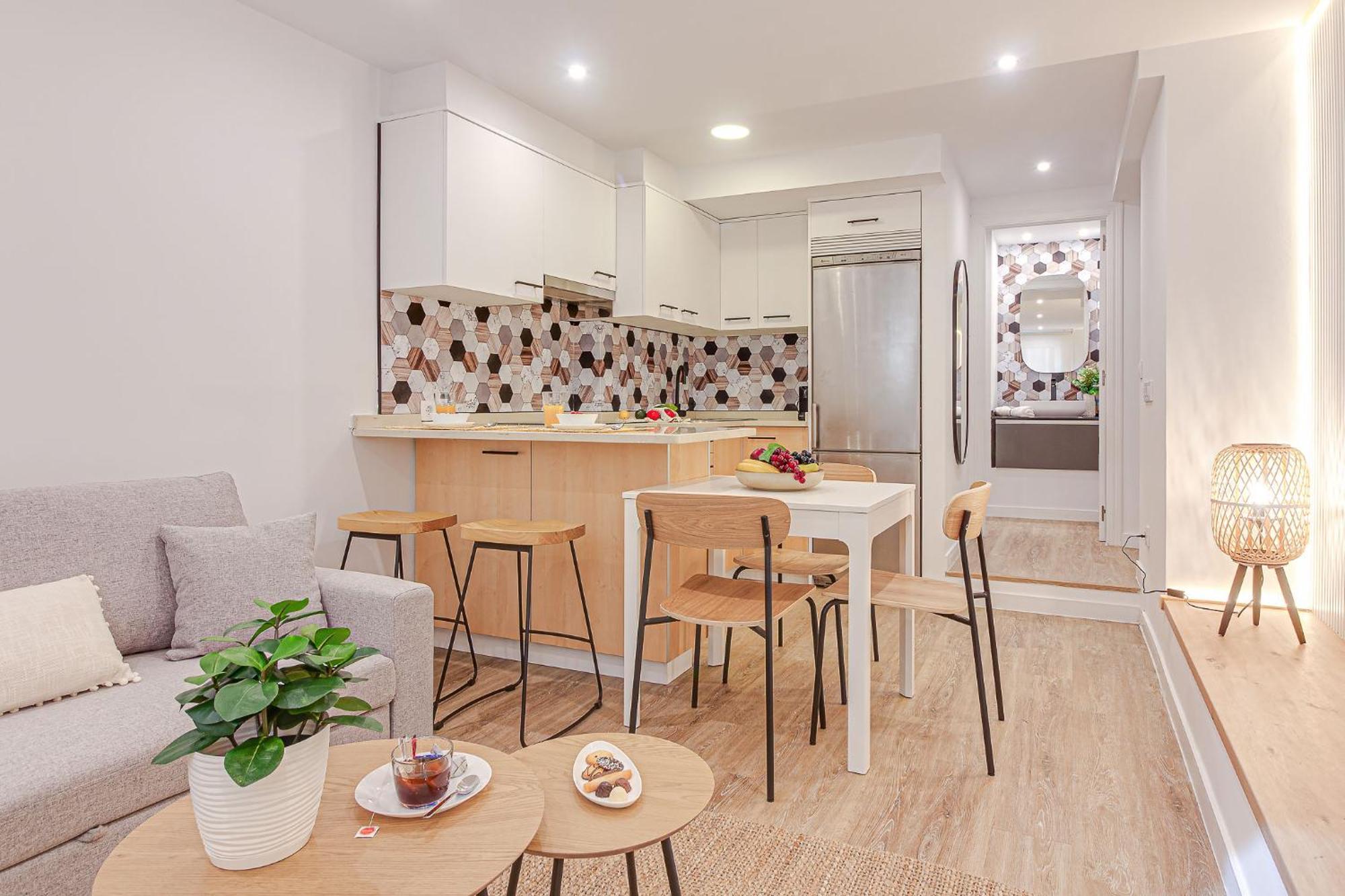 Diseno A Coruna Con Garaje Gratis By Theblueapartments Com Exterior photo
