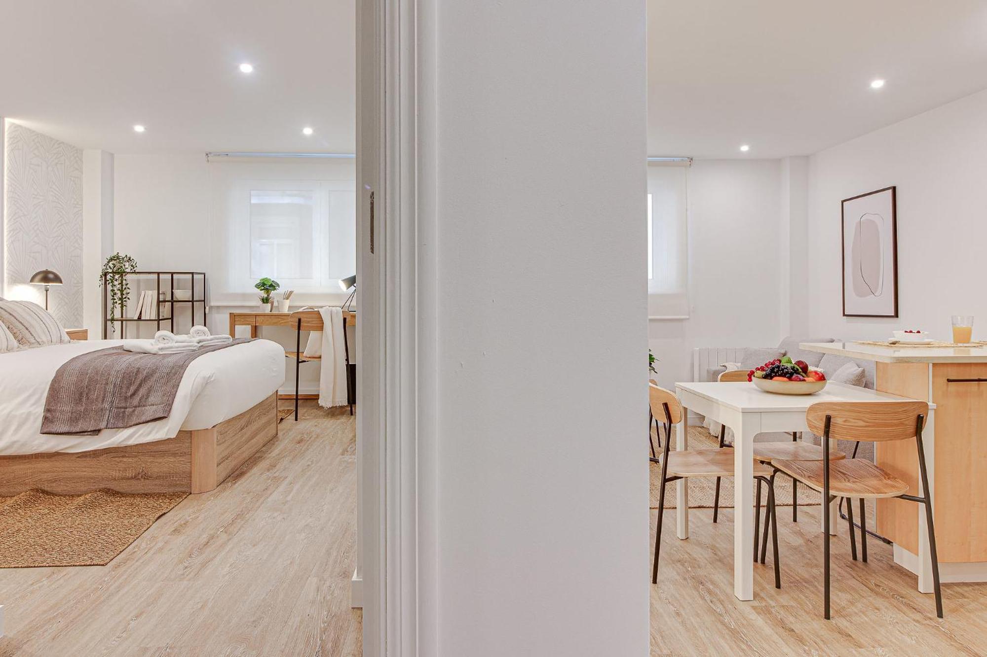 Diseno A Coruna Con Garaje Gratis By Theblueapartments Com Exterior photo